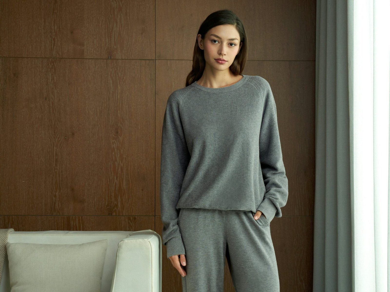 gray loungewear