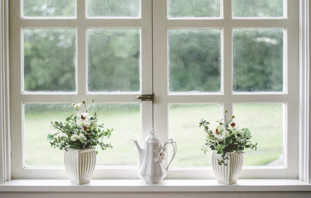 window with white color