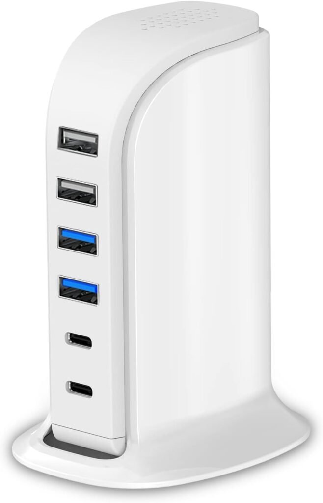 10 Must-Have Travel Tech Essentials for 2026 (Stress-Free Trips Made Easy) 2 Multi port charging hub