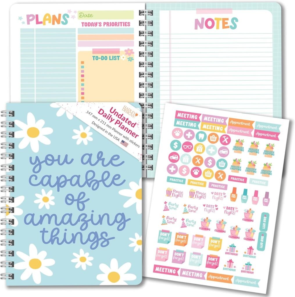 daily planner Notebook
