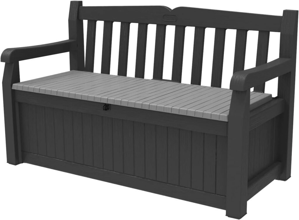 outdoor storage bench