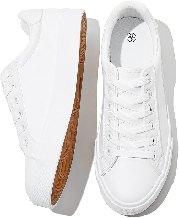white sneakers