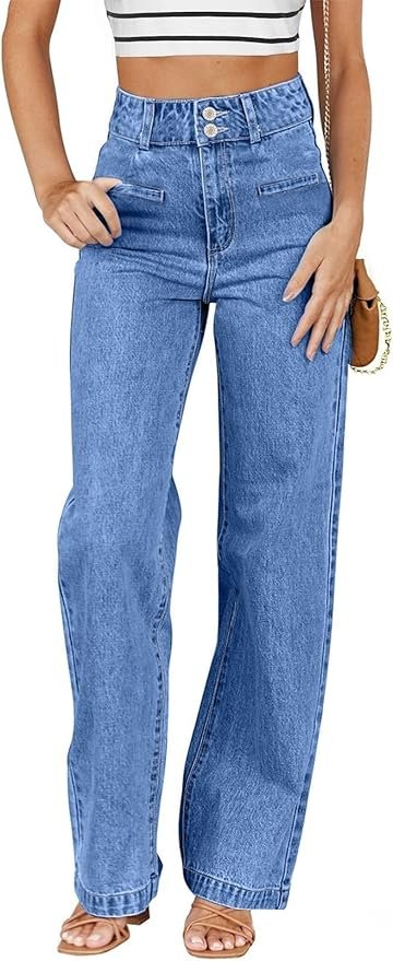 high waisted jeans