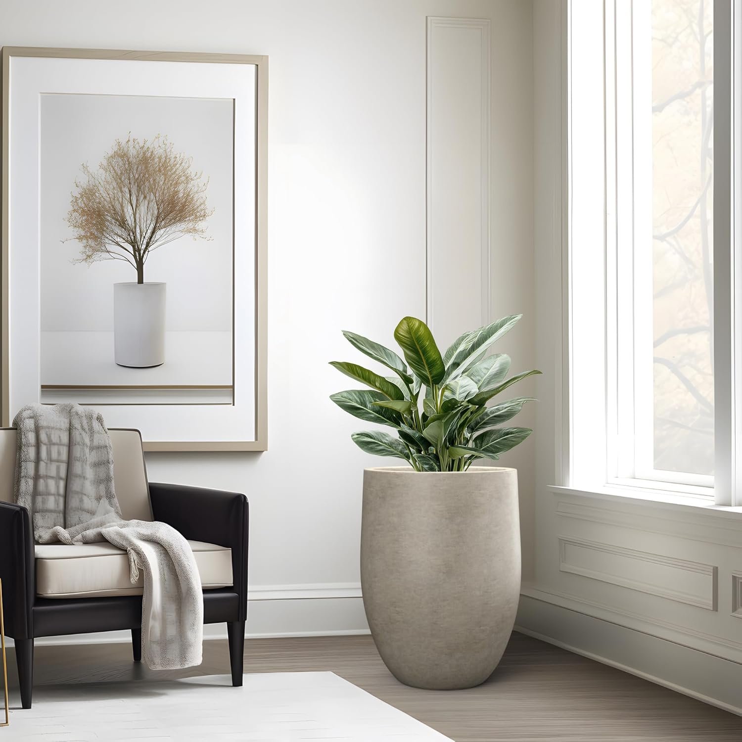 The Cozy Green Living Room Formula Everyone Will Want to Copy 12 planter