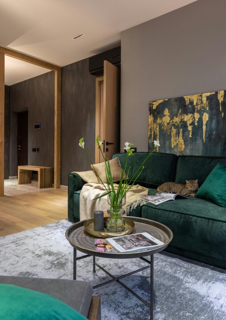 The Cozy Green Living Room Formula Everyone Will Want to Copy cozy green living room formula