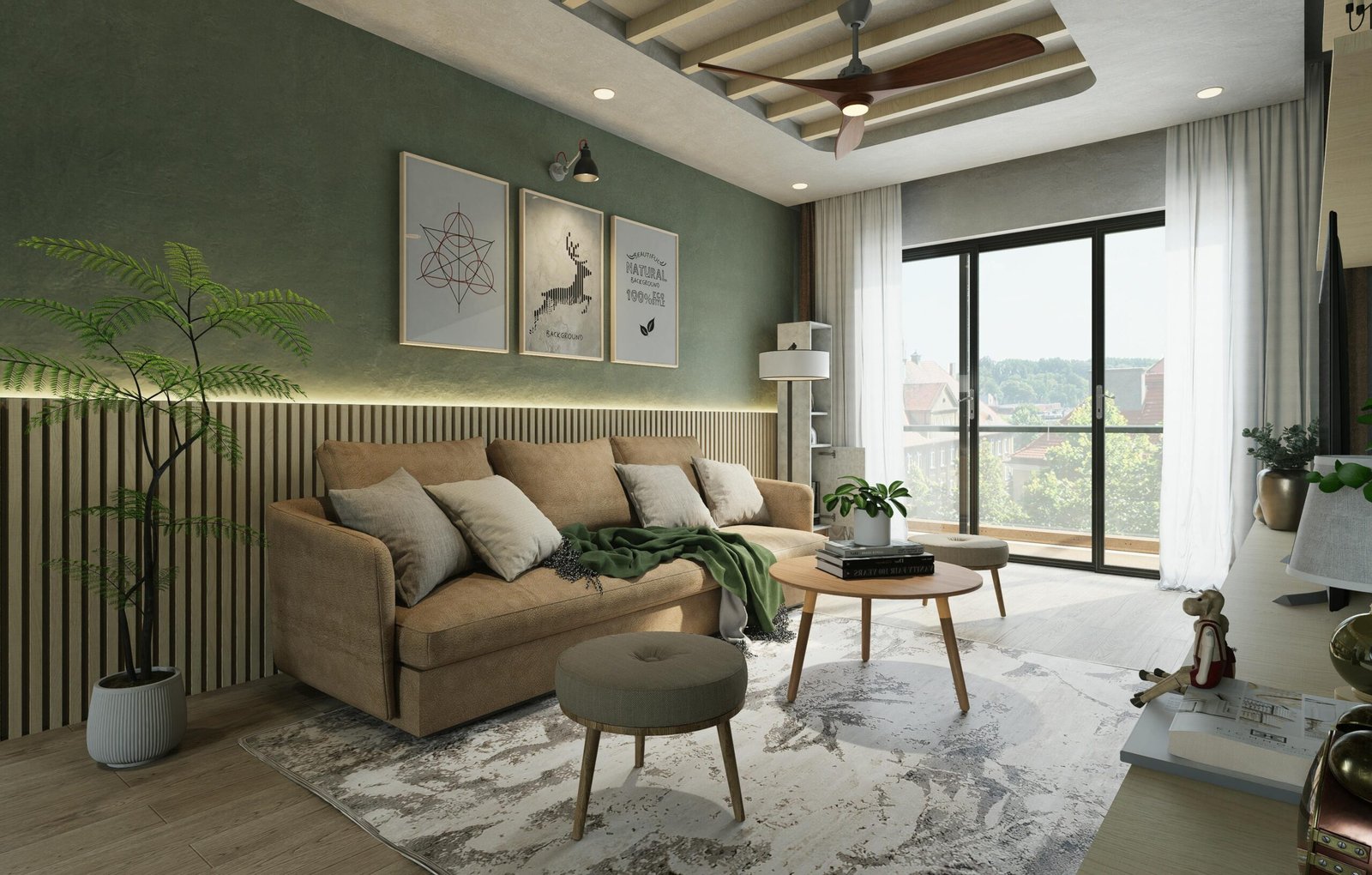 The Cozy Green Living Room Formula Everyone Will Want to Copy 20 cozy green living room inspo