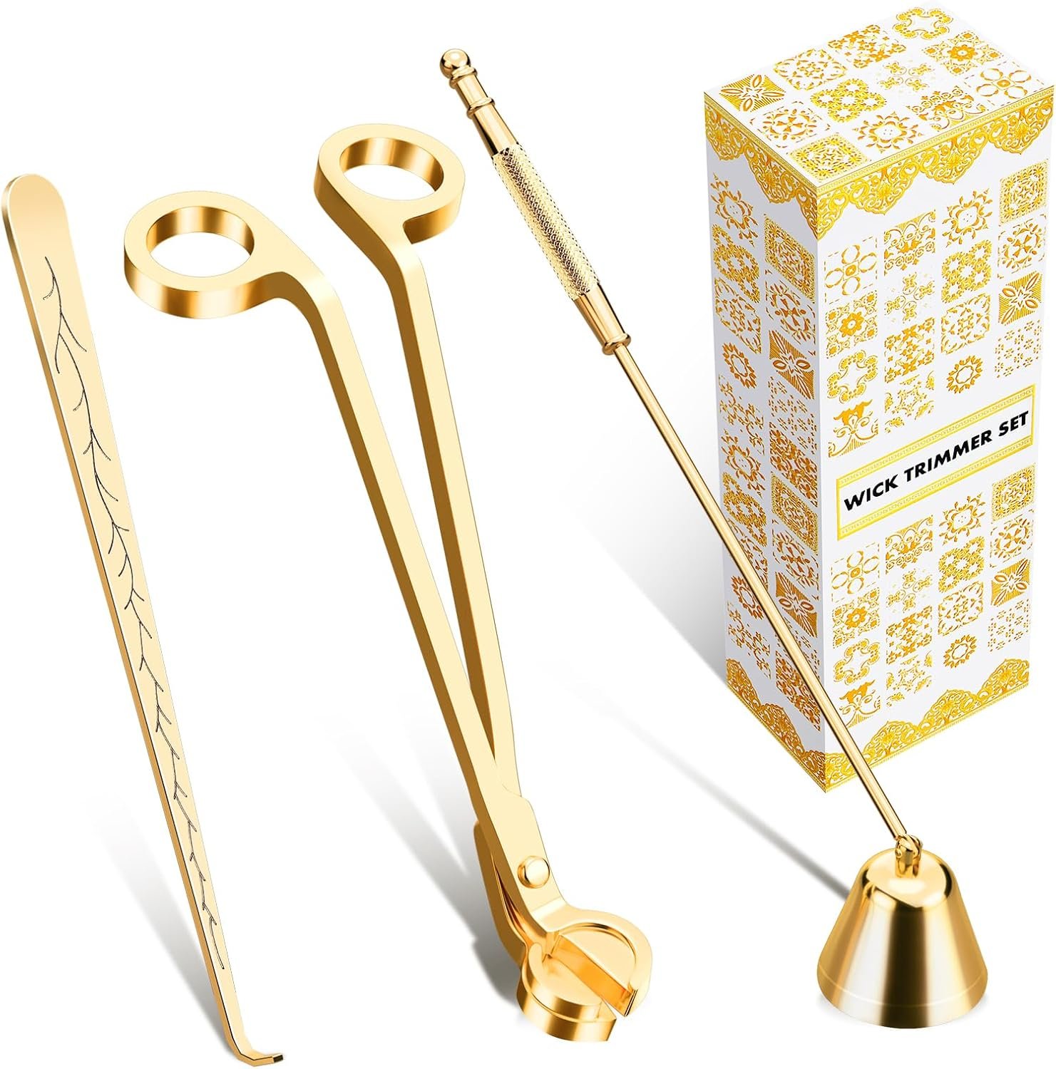 Coffee Table Styling Pieces That Make Your Living Room Look Expensive 52 1742 Candle Wick Trimme Snuffer n Wick Dipper
