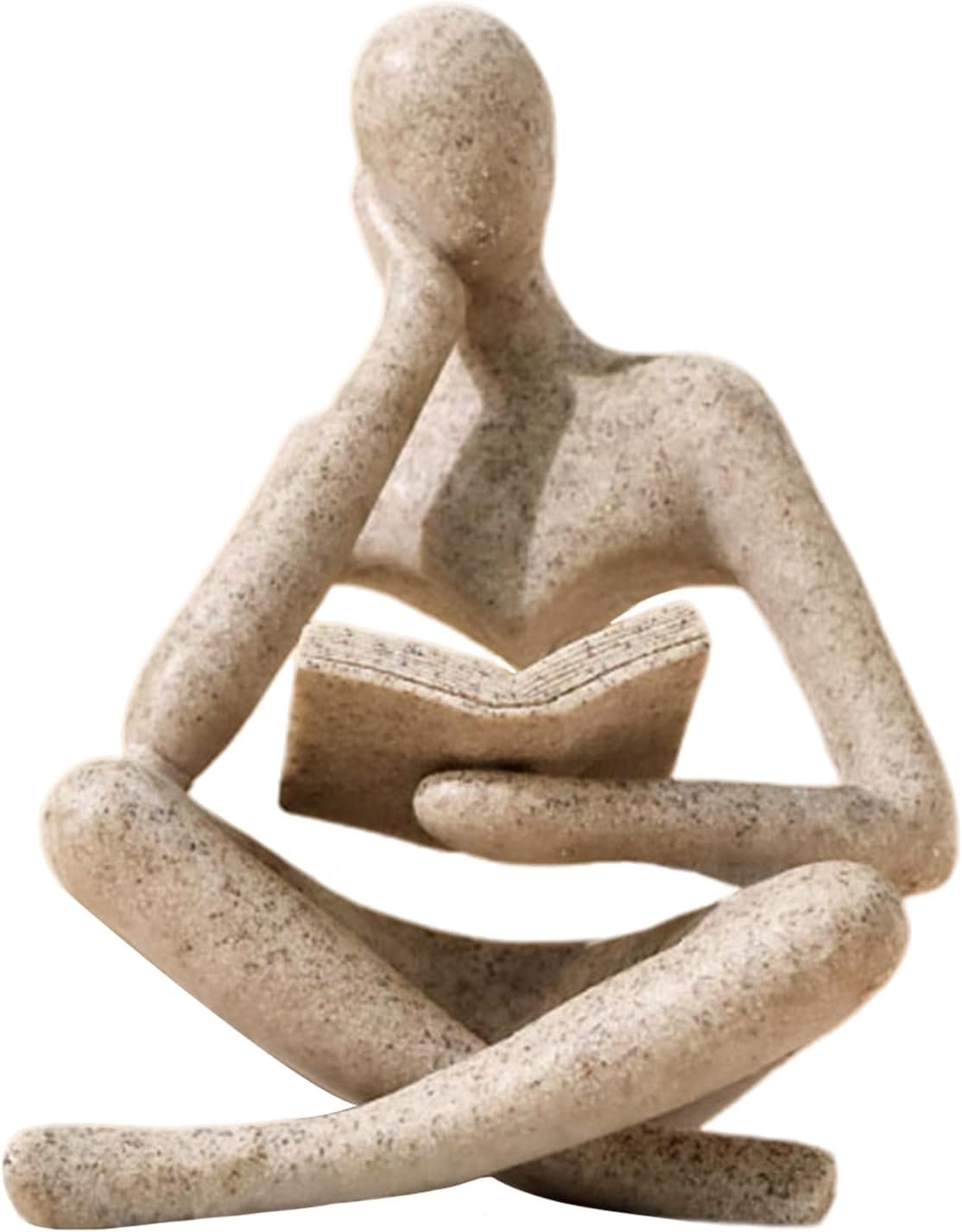 Coffee Table Styling Pieces That Make Your Living Room Look Expensive 20 1758 Decor Thinker Statue