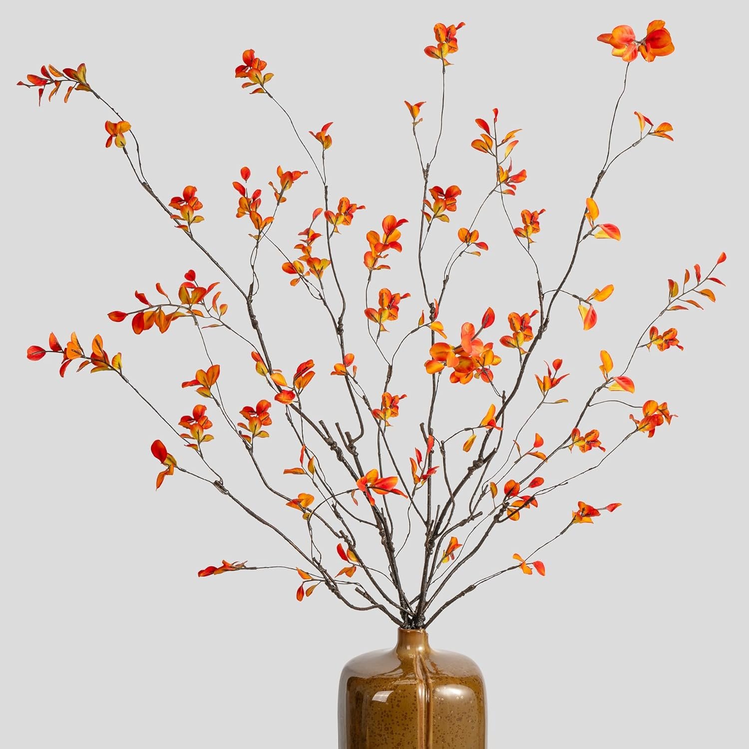 Coffee Table Styling Pieces That Make Your Living Room Look Expensive 50 1897 Orange Artificial Ficus Branches