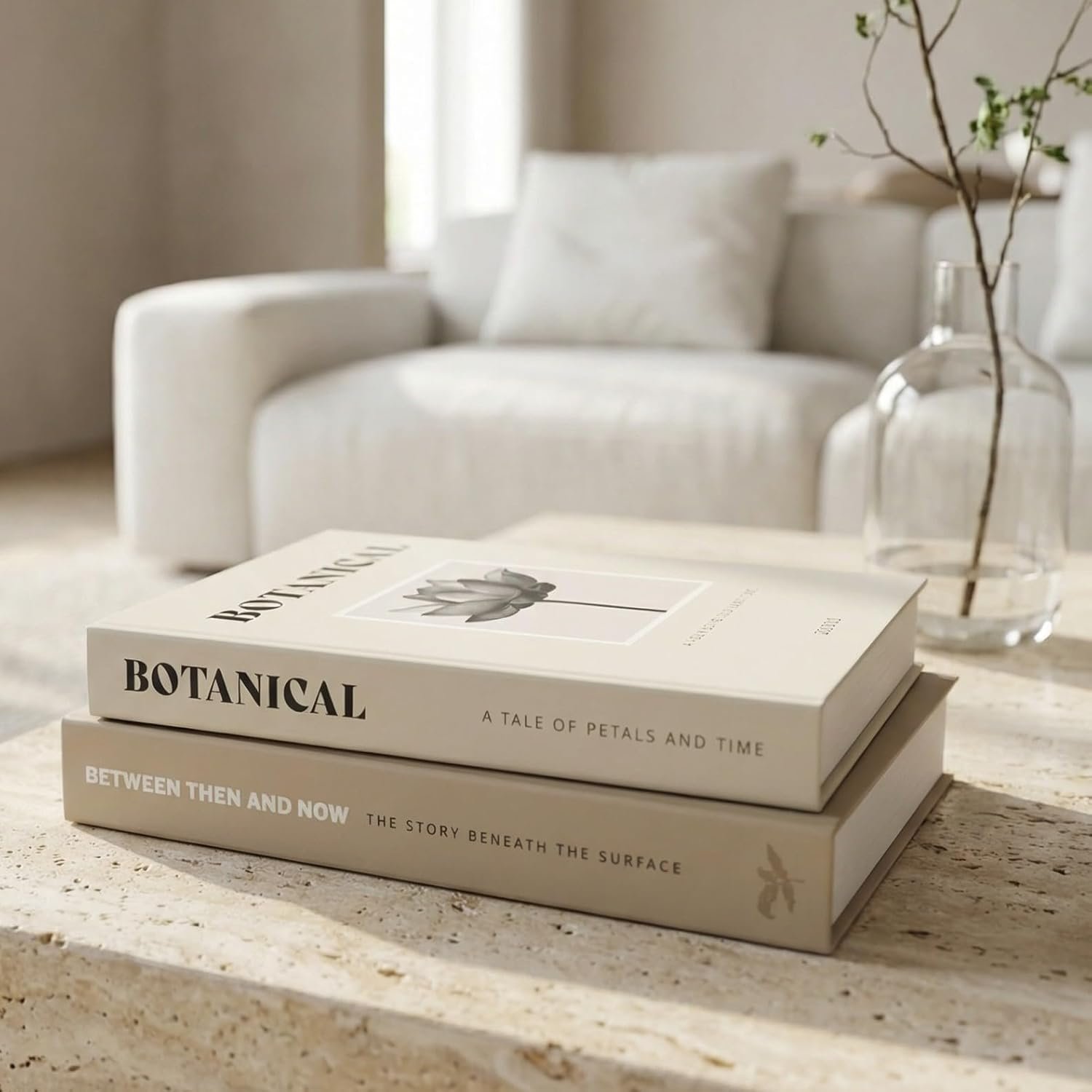 Coffee Table Styling Pieces That Make Your Living Room Look Expensive 10 1908 Faux Storage Book Storage