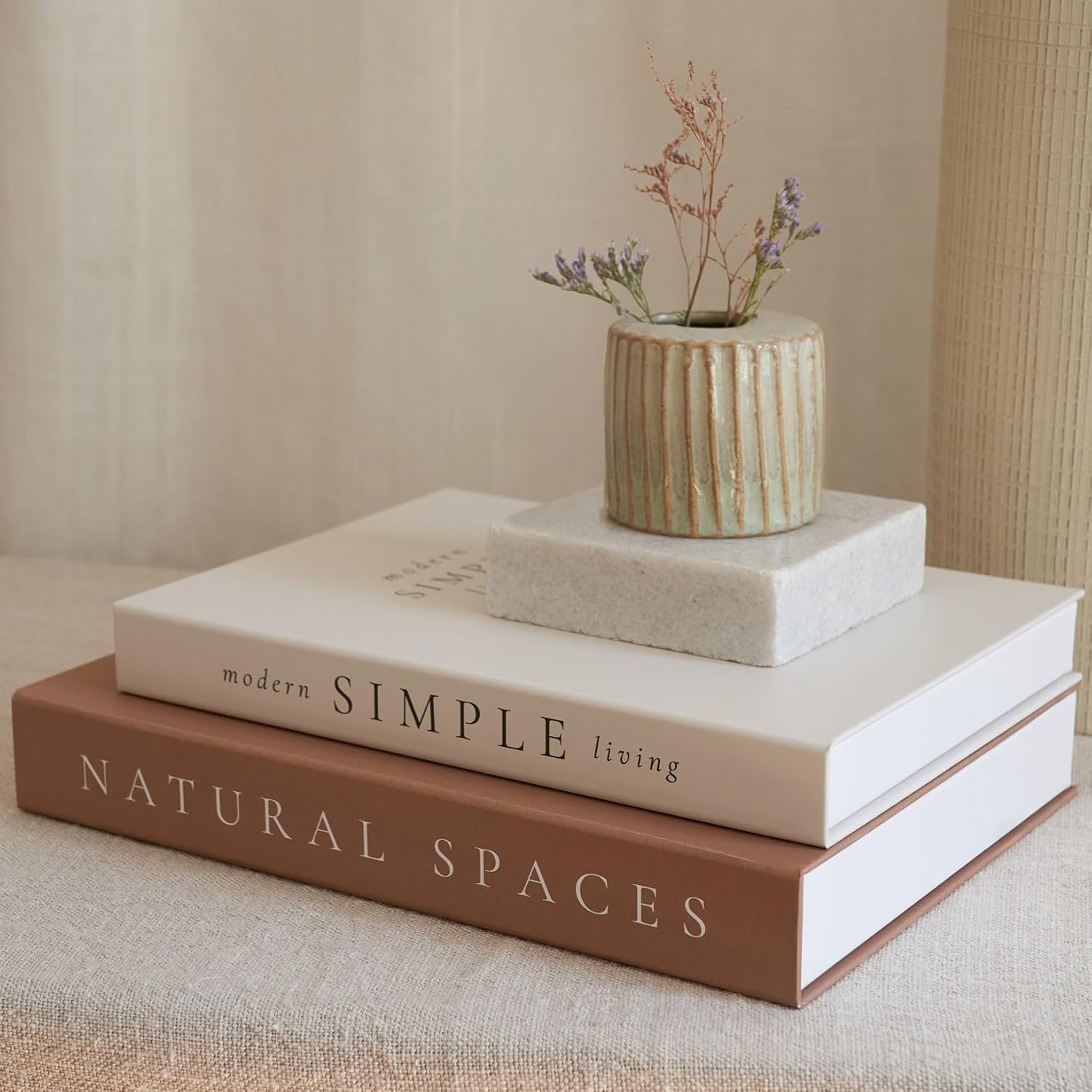 Coffee Table Styling Pieces That Make Your Living Room Look Expensive 13 2162 Fake Decorative Books