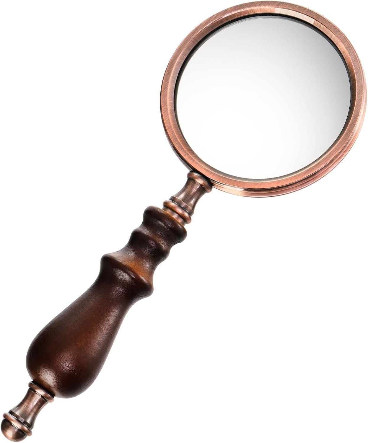 Coffee Table Styling Pieces That Make Your Living Room Look Expensive 9 2164 Brown Antique Brass Handheld Magnifying Glass