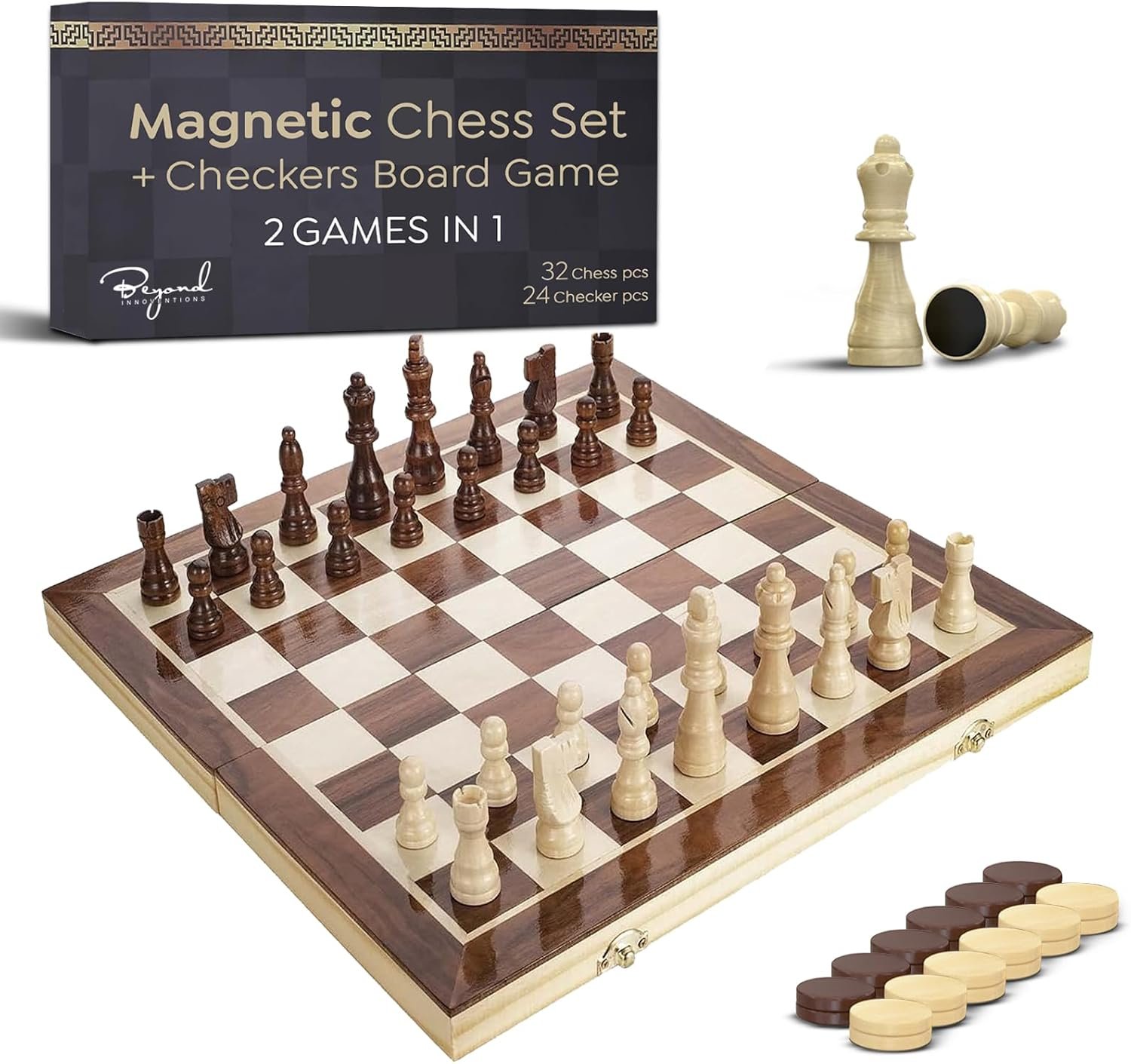 Coffee Table Styling Pieces That Make Your Living Room Look Expensive 7 2165 Foldable Woodden Magnetic Chess Checkers Board Game