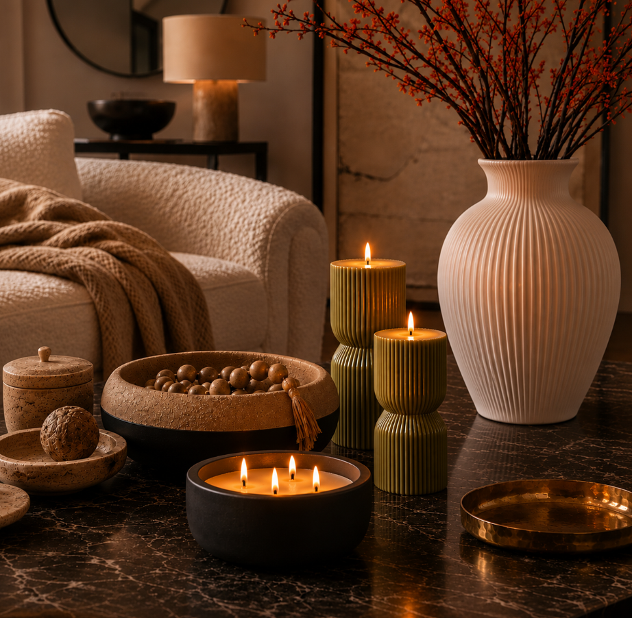 Coffee Table Styling Pieces That Make Your Living Room Look Expensive 46 hero image candle